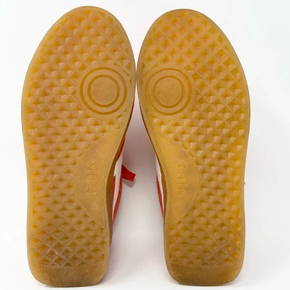 Gola Grandslam Suede Sneakers Coral/Off White/Gum Size 8 - Picture 16 of 16